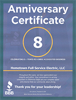 BBB 8 Year Anniversary 8-year Anniversary Certificate